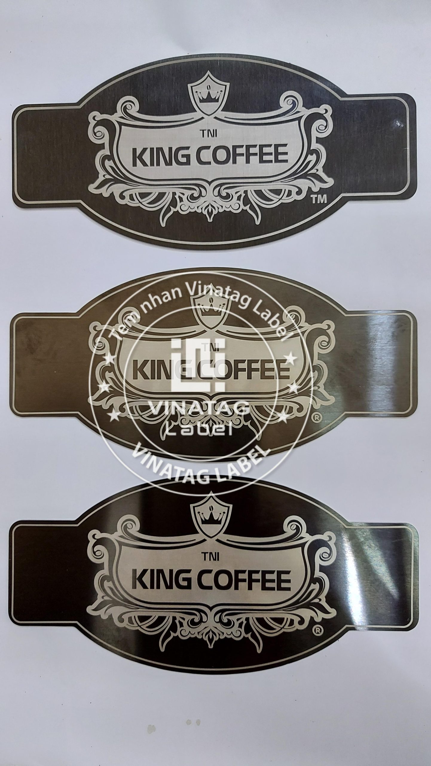 Mẫu Tem Máy Nước Nóng, Máy Cafe do Vinatag gia công