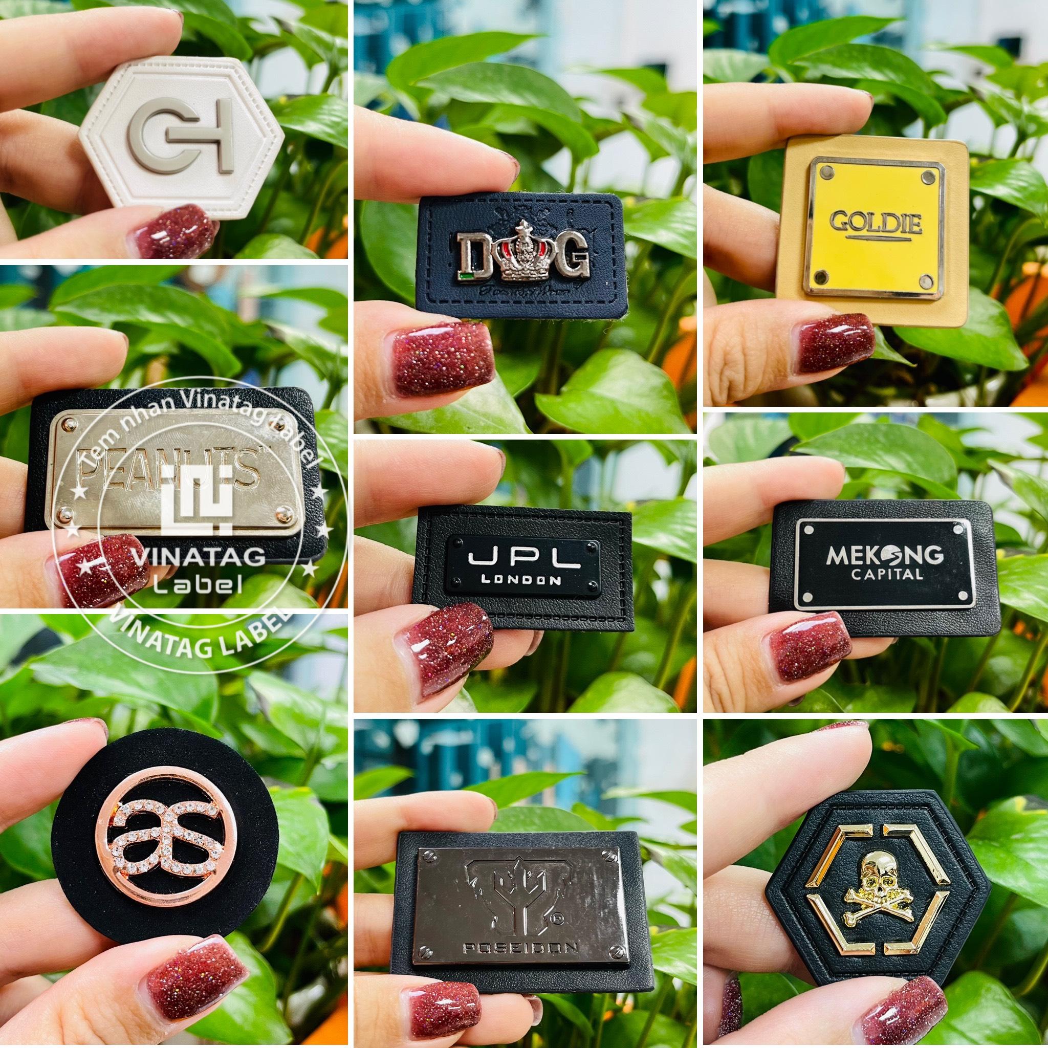 Mẫu Tem Gắn Đế Da, May Mặc do Vinatag gia công 6