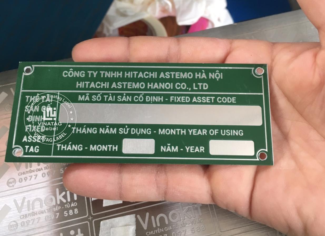 Mẫu Tem Dán Động Cơ, Máy Móc do Vinatag gia công 4