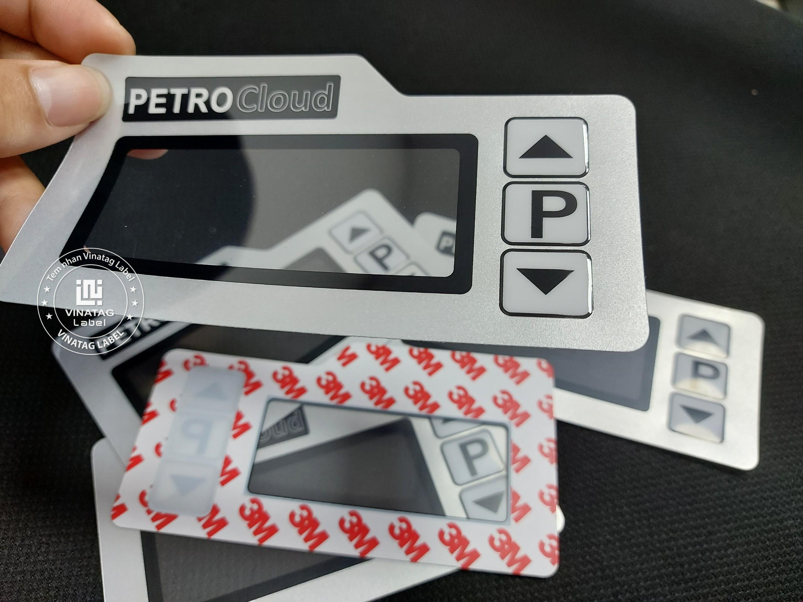 Mẫu Tem PET, PVC Dập Nút Nổi do Vinatag gia công 3