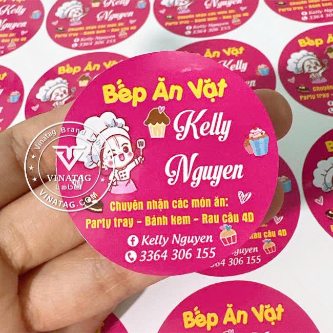 tem decal QR Code mã vạch - mẫu 8 Vinatag
