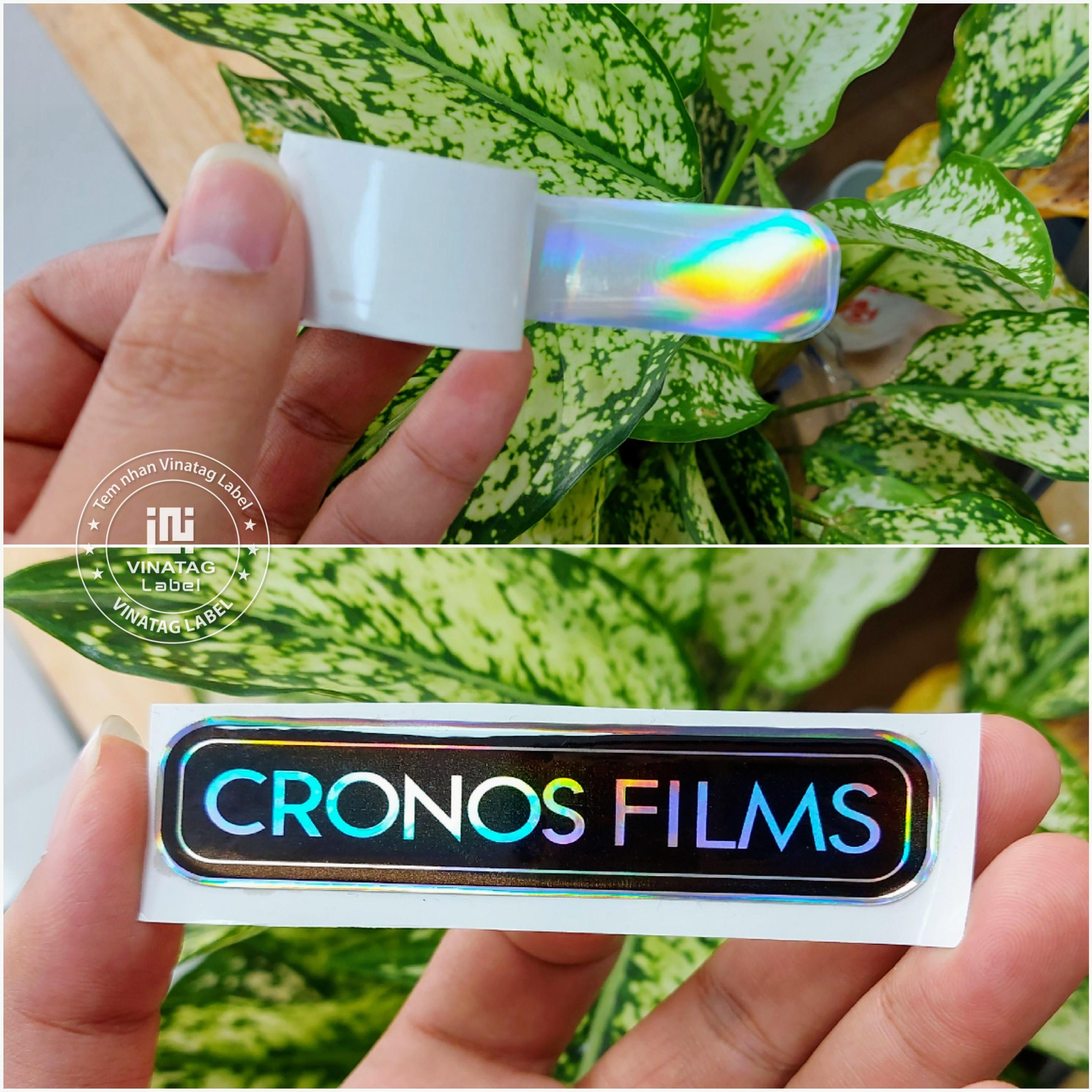 tem epoxy logo đồ chơi mẫu 5 theo yêu cầu Vinatag
